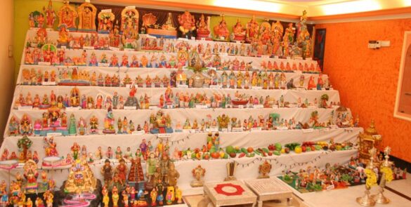 Golu dolls arrangement