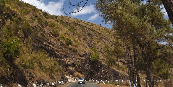 State Highway-5 Cherrapunji. Meghalaya