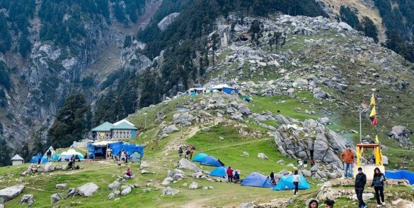 Trekking at Triund, Himachal Pradesh