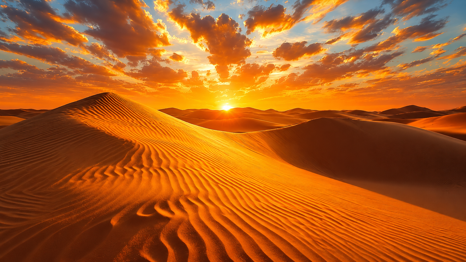 Watch the Sun Set Over Sam Sand Dunes