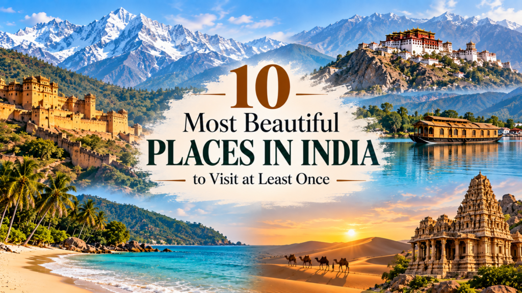 10 Most Beautiful Places in India to Visit at Least Once
