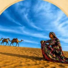 Thar Desert landscape near Jaisalmer on the Ahmedabad tour package
