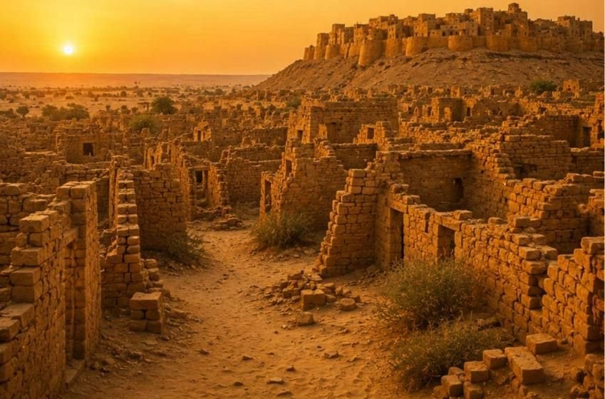 Jaisalmer Fort sandstone architecture on the Jaisalmer tour package from Ahmedabad